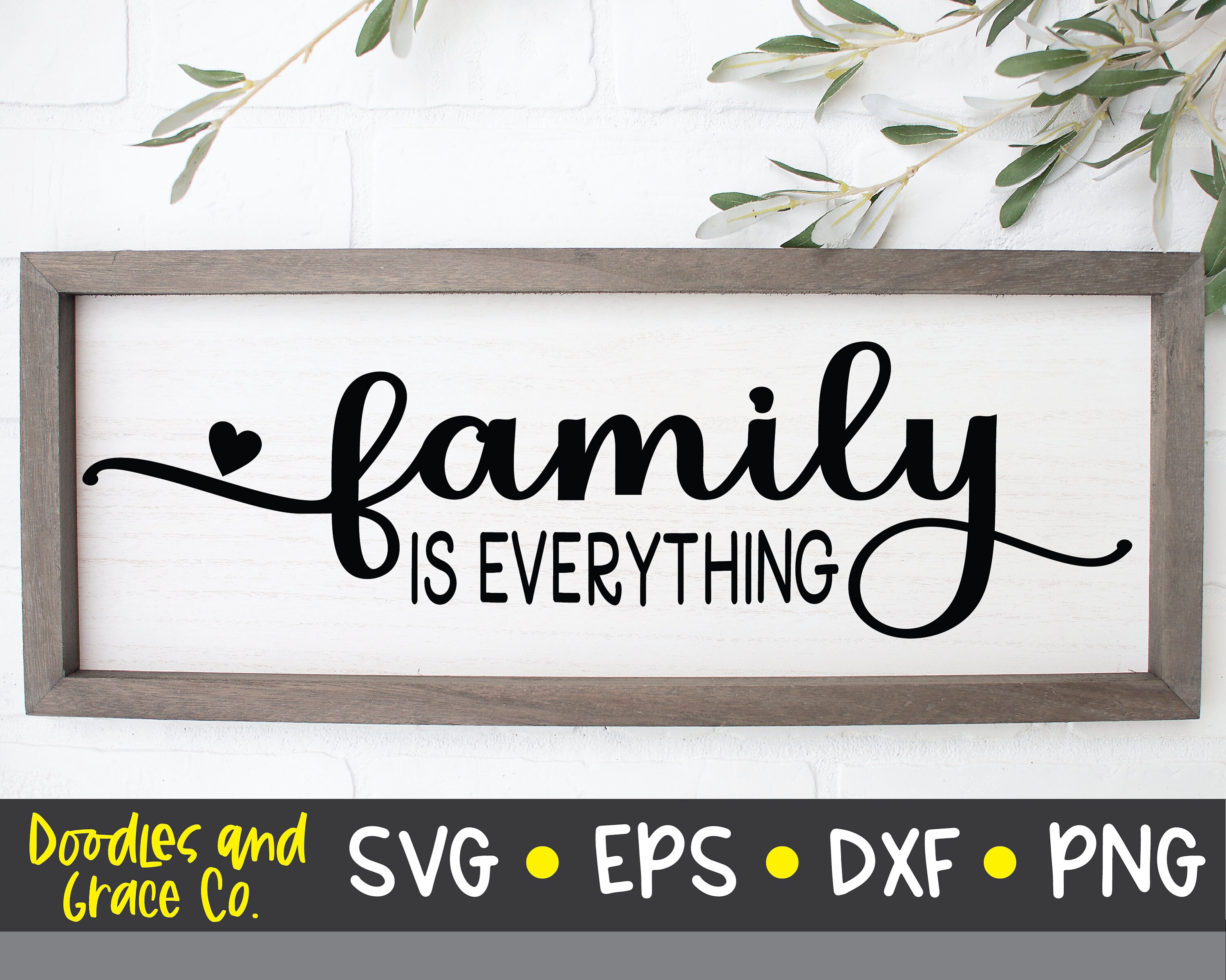Family is everything SVG family svg blended family svg | Etsy