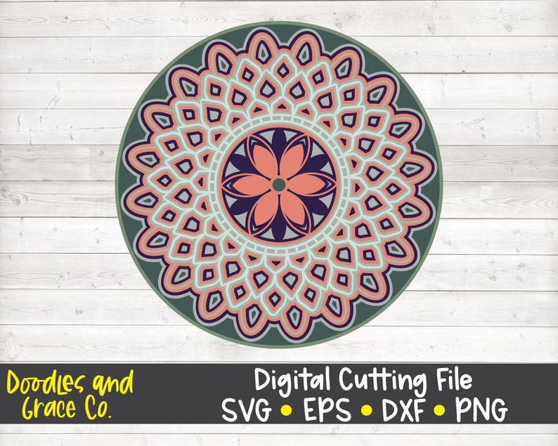 Free Free 289 3D Flower Mandala Svg SVG PNG EPS DXF File
