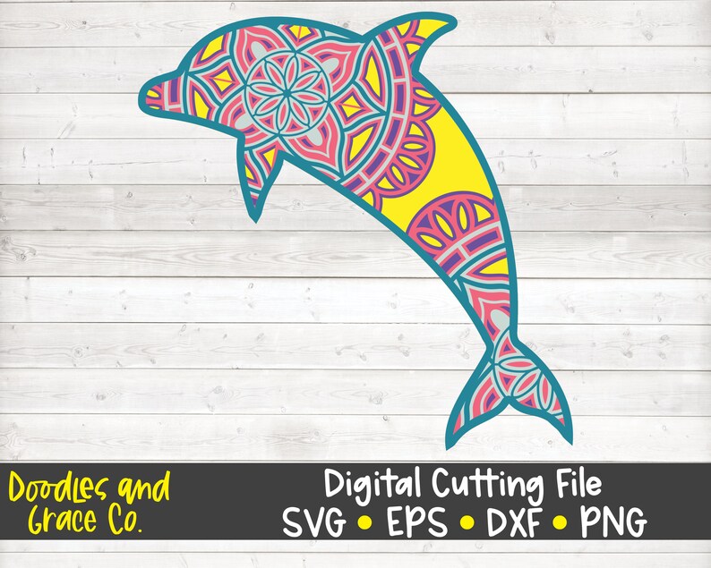 Free Free Dolphin Mandala Svg Free 184 SVG PNG EPS DXF File