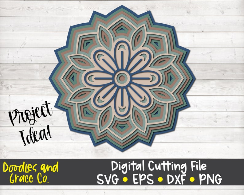 Free Free 114 Layered Paper Mandala SVG PNG EPS DXF File
