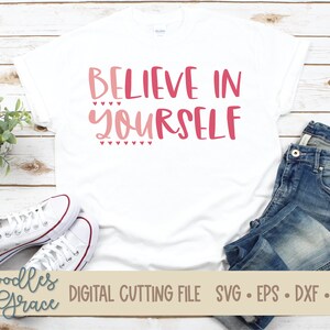 Cree en ti mismo SVG - Be You svg - one of a kind svg - camiseta svg - svg- dxf - png - eps