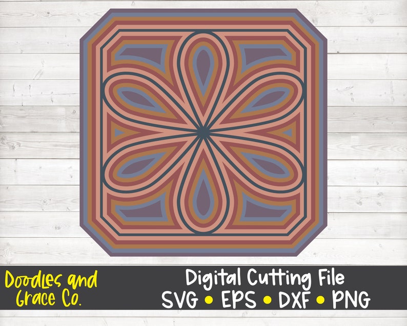 Free Free 219 Layered Paper Mandala SVG PNG EPS DXF File