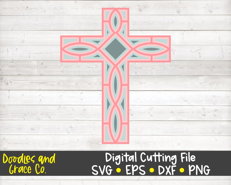 Download 3D Cross Mandala SVG Layered Cross Mandala SVG Paper | Etsy