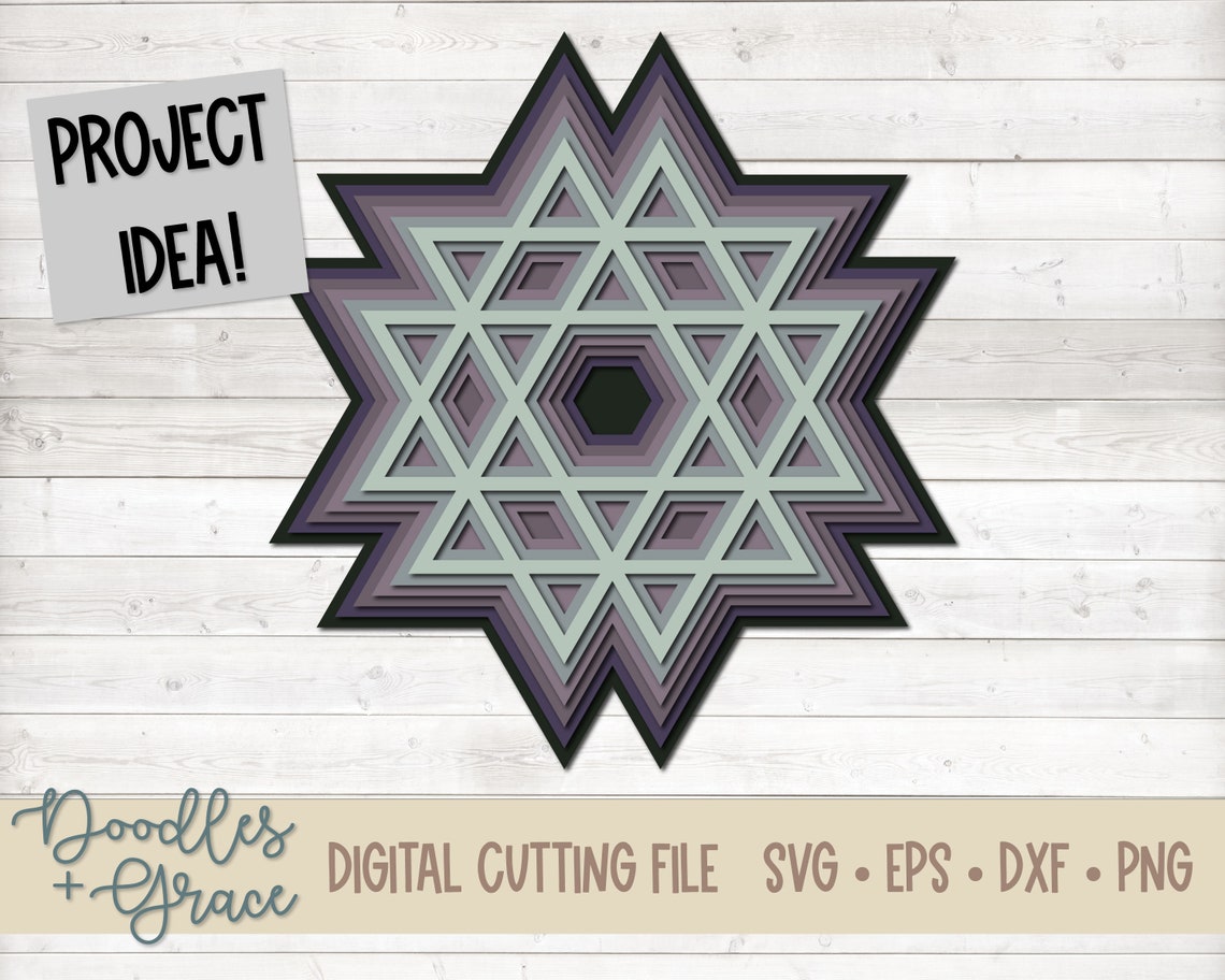 Free Free 317 Layered Paper Mandala Svg Free SVG PNG EPS DXF File