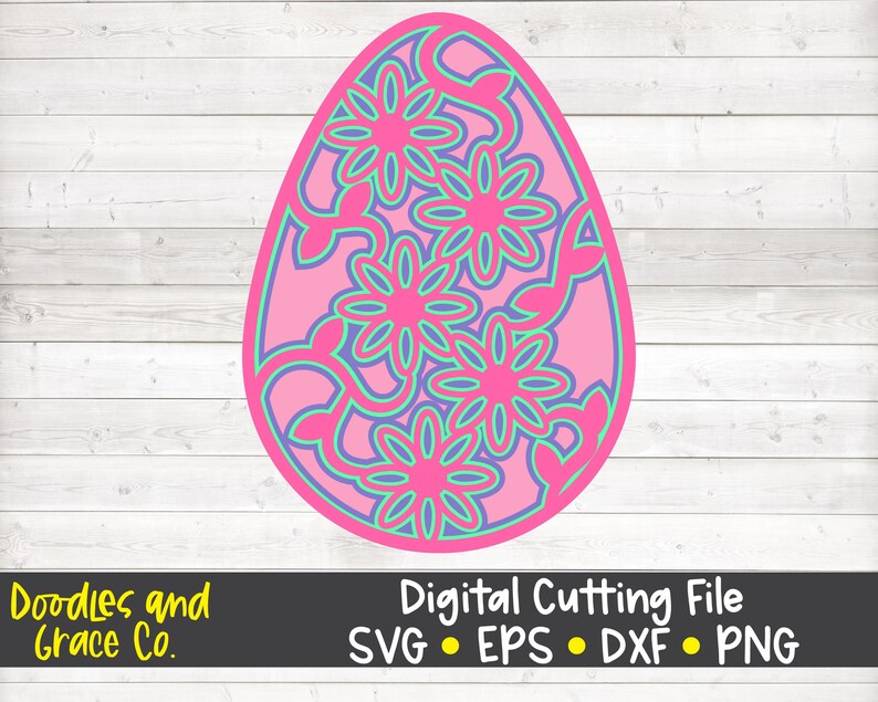 Download 3D Easter Egg Mandala SVG Layered Easter Egg Mandala SVG ...