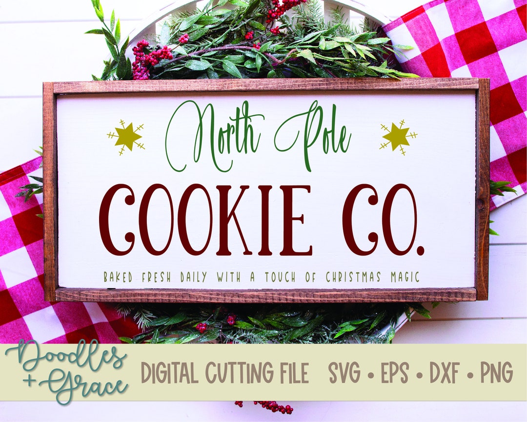 North Pole Cookie Company SVG Christmas Svg Christmas - Etsy