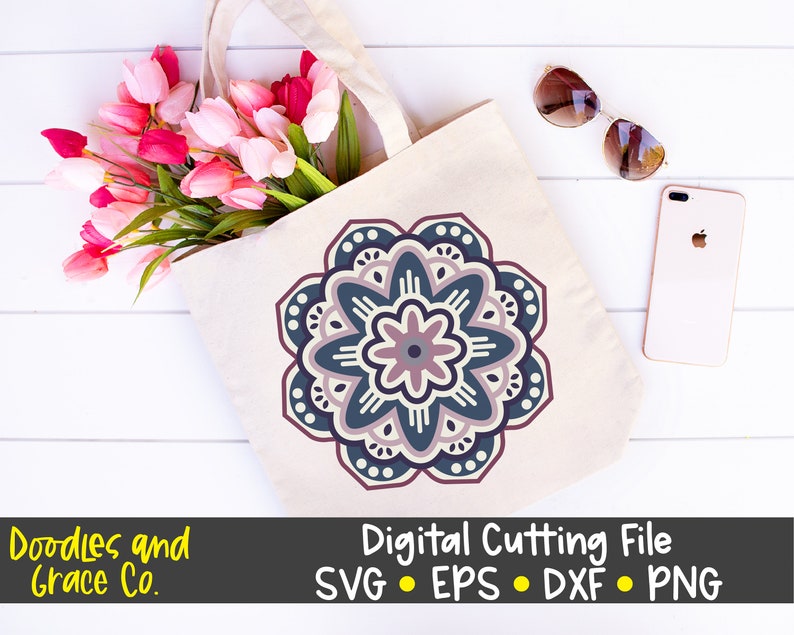 Download 3D Flower Mandala SVG Layered Mandala SVG Paper Crafting ...