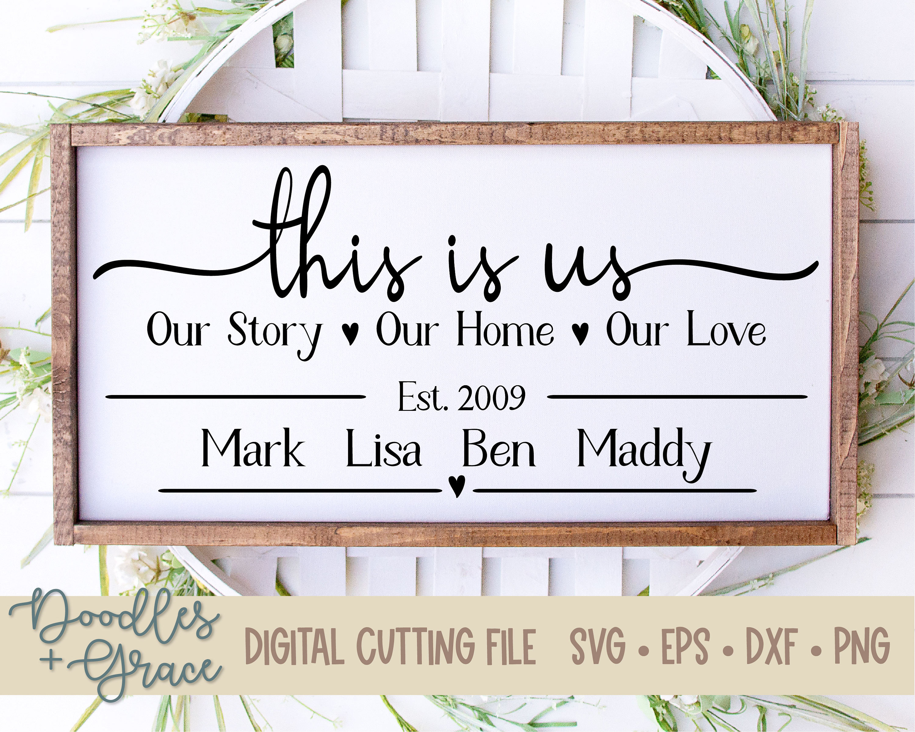 Personalized This is Us SVG | Family Name | This is Us Digital File ...