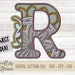3D Letter R Mandala SVG | Layered Alphabet Mandala SVG | Paper Crafting ...