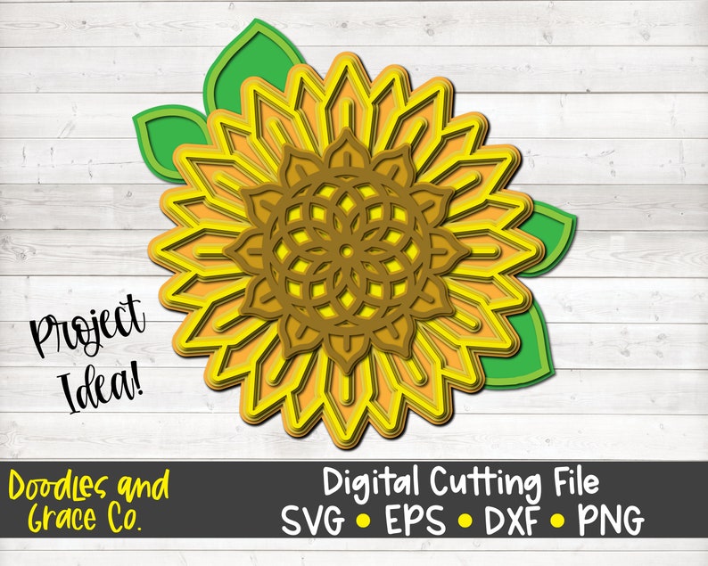 Download 3D Layered Flower Mandala SVG Bundle Layered Butterfly | Etsy