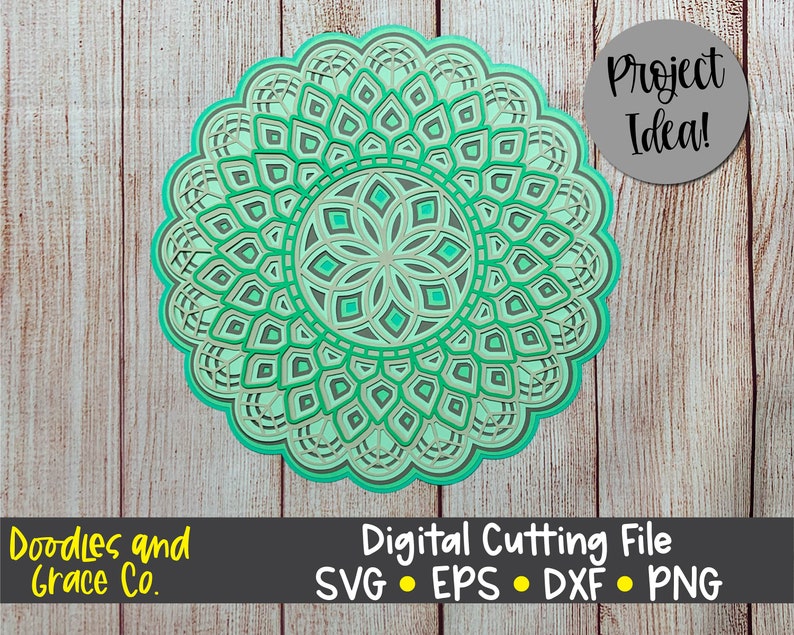 Download 3D Mandala SVG Layered Mandala SVG Paper Crafting SVG | Etsy