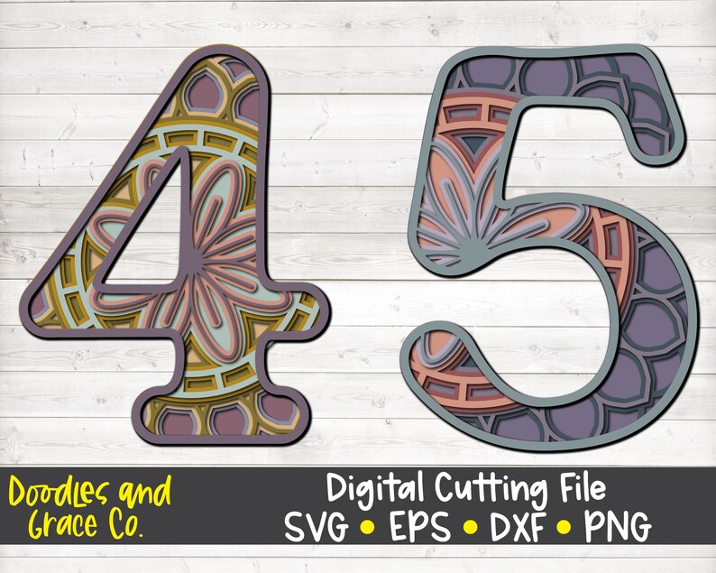 Free Free 59 Layered Mandala Numbers SVG PNG EPS DXF File