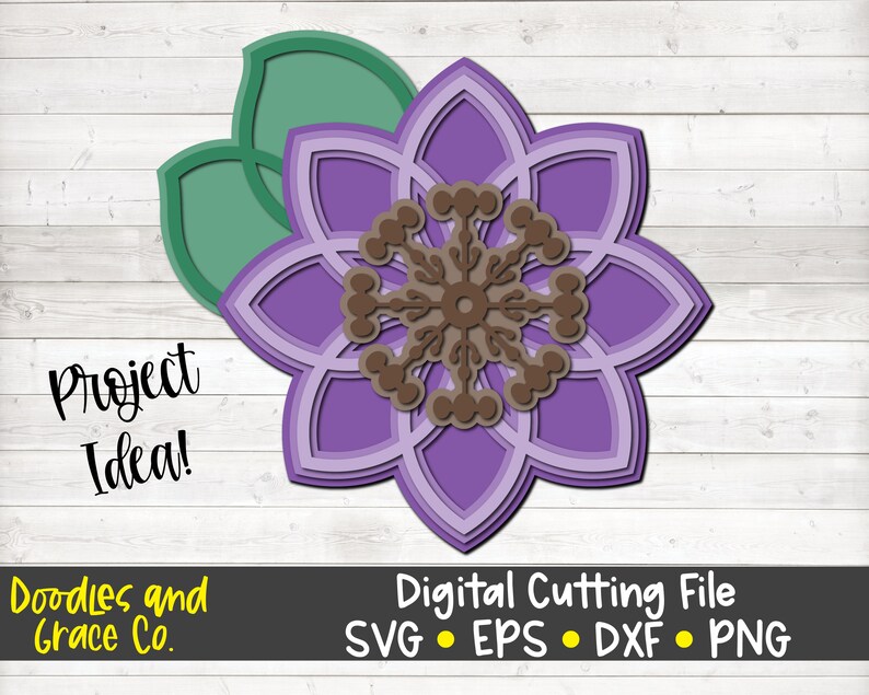 Download 3D Layered Flower Mandala SVG Bundle Layered Butterfly | Etsy