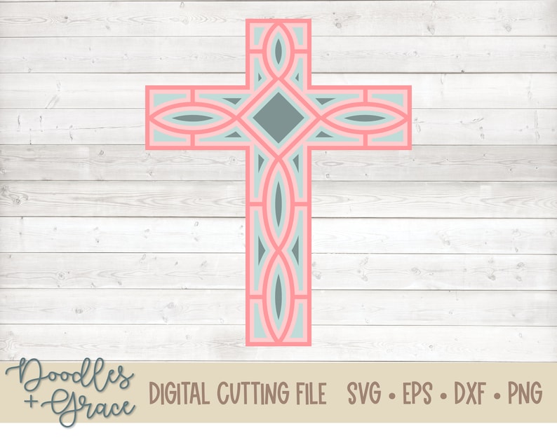 Download 3D Cross Mandala SVG Layered Cross Mandala SVG Paper | Etsy
