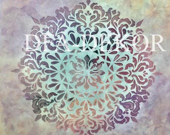 Mandala Stencil, Moroccan Stencil, Wall Stencil Pattern, Reusable DIY ...