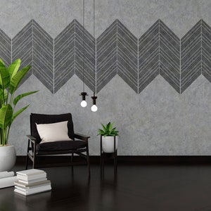 Stencil for Wall Decor, Reusable Geometric Stencil for Decorative Cement, Stencil for DIY Modern Wall Art, Stencil for Stylish Home Decor