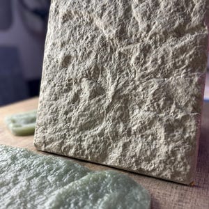 Timbro strutturato, stampo per cemento, modello in silicone, impronta in pietra, forma per cemento, modello in gesso, strumento per superfici finte, timbro in gesso per pietra