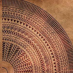 Reusable DIY Craft Mylar Stencil, Round Mandala Stencil, Moroccan Stencil, MANDALA STENCIL for Walls, Accent Wall, Harmony Mandala Stencil