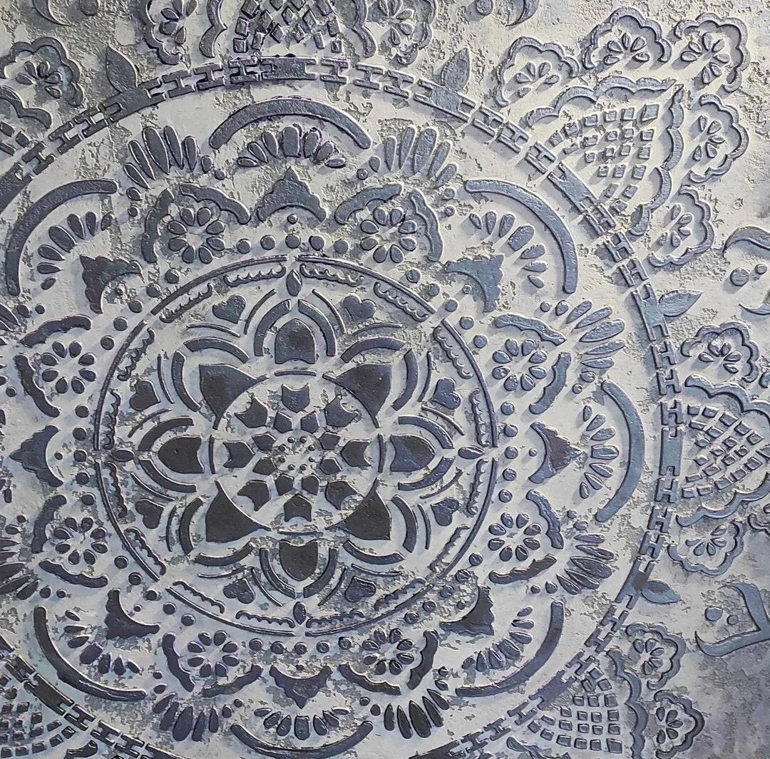 Mandala Wall Stencil Pattern, Wall Stencil, Reusable DIY Craft Mylar ...