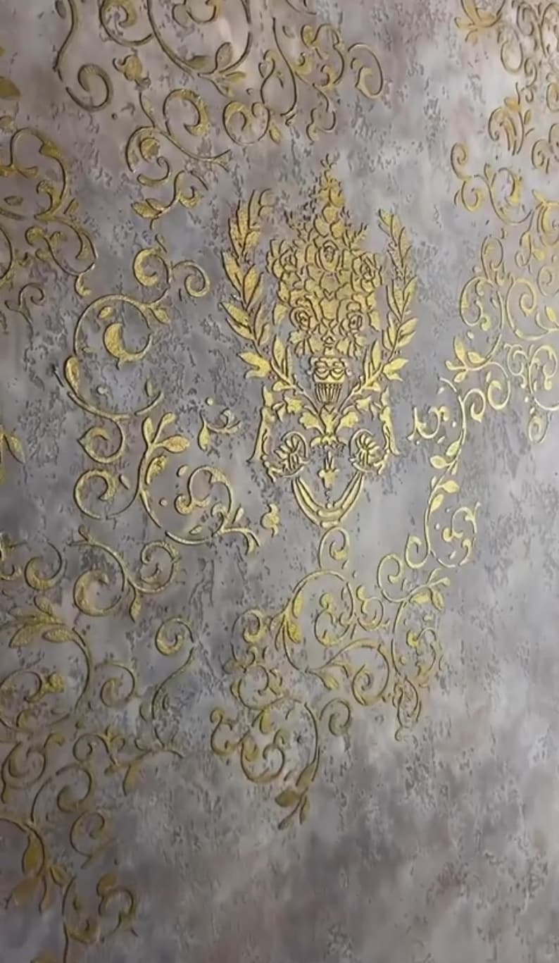 Stencil Set Accent Wall Design Large Mandala Pattern Wall Paint Stencil Eastern Geometric Wall Morocco Stencil Home Decor DIY Painting Tools image 1