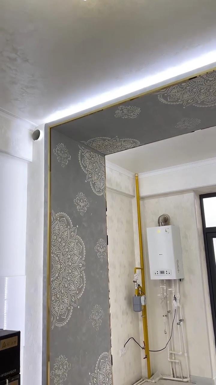 Reusable Wall Stencil Set, Damask and Mandala Pattern, DIY Home Decor ...