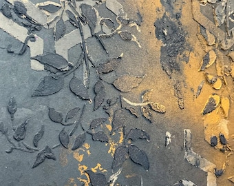 Pochoir feuille botanique réutilisable pour plâtre mural et peinture, modèle d'artisanat de décoration intérieure bricolage branche florale, pochoir branche feuille réutilisable