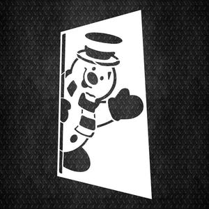 Transform Your Child&#39;s Room, Snowman Stencil, Add Touch of Magic to Child&#39;s Room with this Stencil, Merry Christmas Stencil, Holiday Stencil