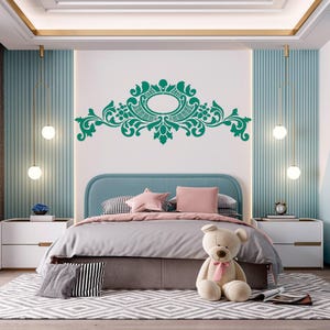 Border Stencil, Decorative Corner stencils, Reusable Floral Stencil for Art, Wall Stencils, Furniture Stencils, Damask Design Stencils