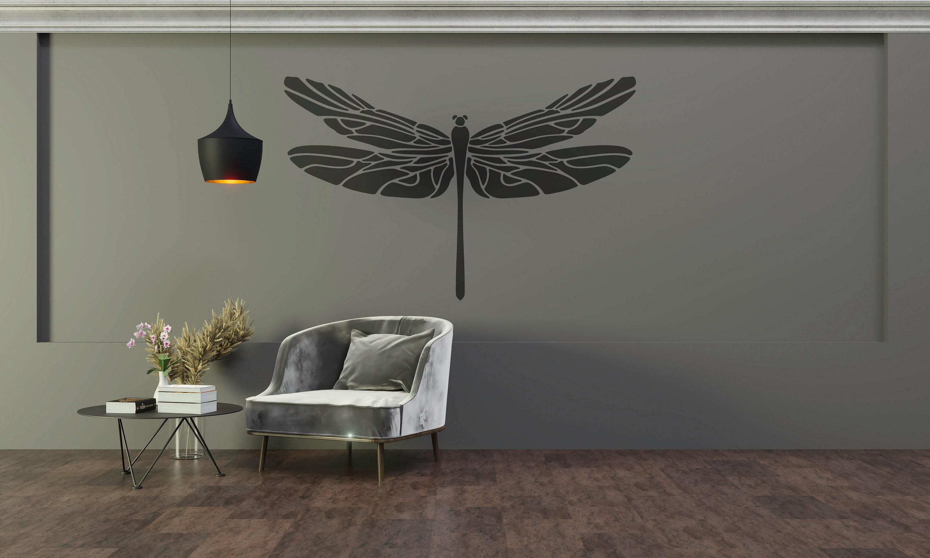 Dragonfly Stencil, Insect Bugs Stencil, Reusable Mylar Stencil for Painting, Furniture Wood, Dragonfly Stencil, Stencil for Painting