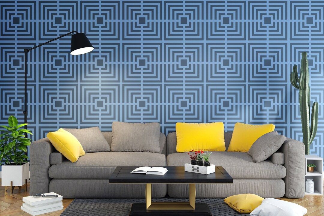 Moroccan Wall Stencil Pattern, Large Wall Stencils for Plaster ...