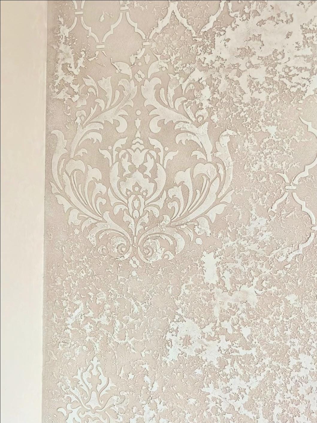 Wall Stencil Set, Damask Oriental Wall Stencil Set, Eastern Moroccan ...