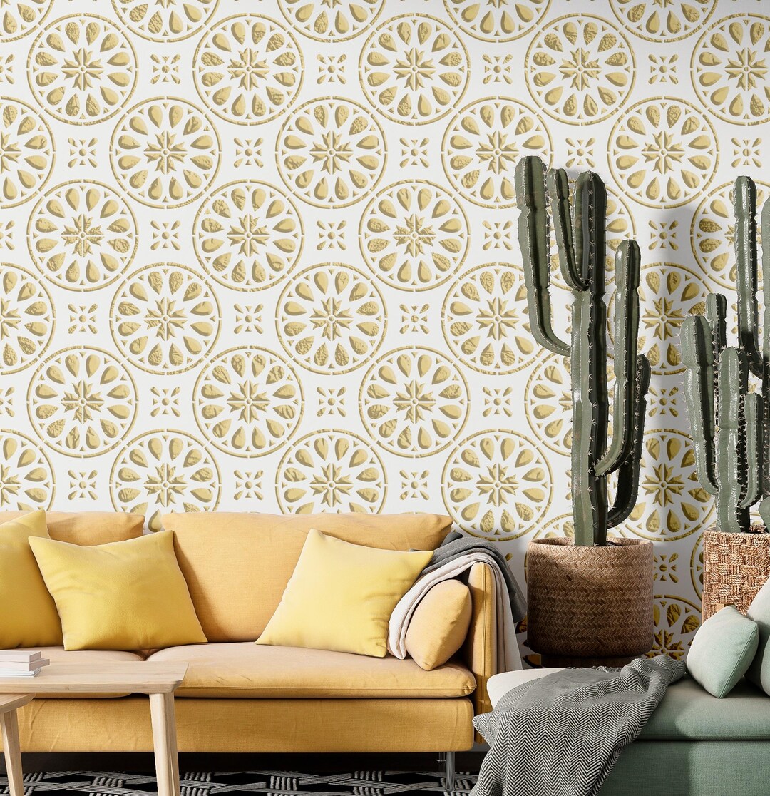 Gothic Rose Stencil Wall Pattern Plastic Stencils Cathedral Design ...