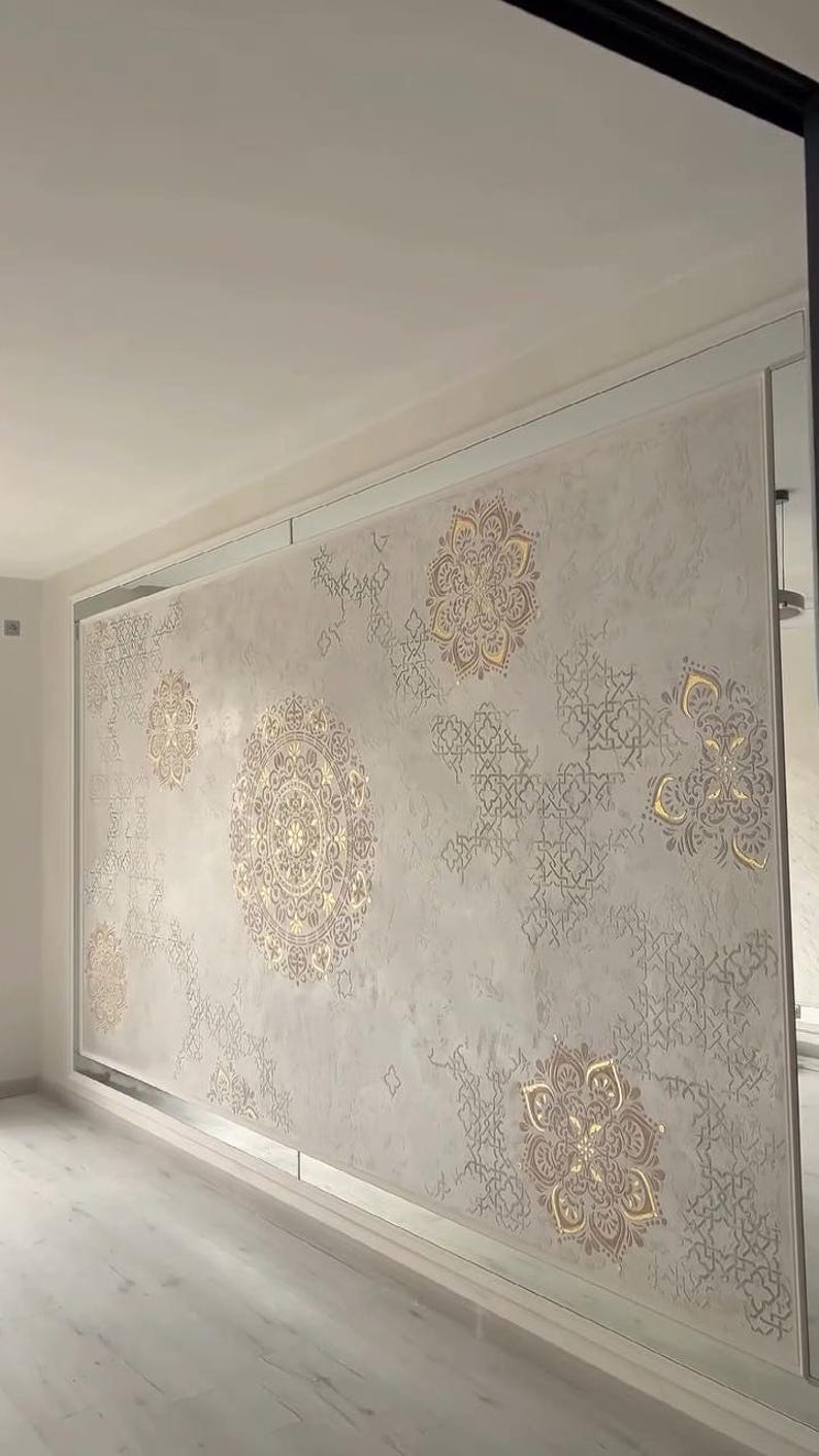 Wall Stencils Set, Moroccan Geometric Pattern Templates, Mandala ...
