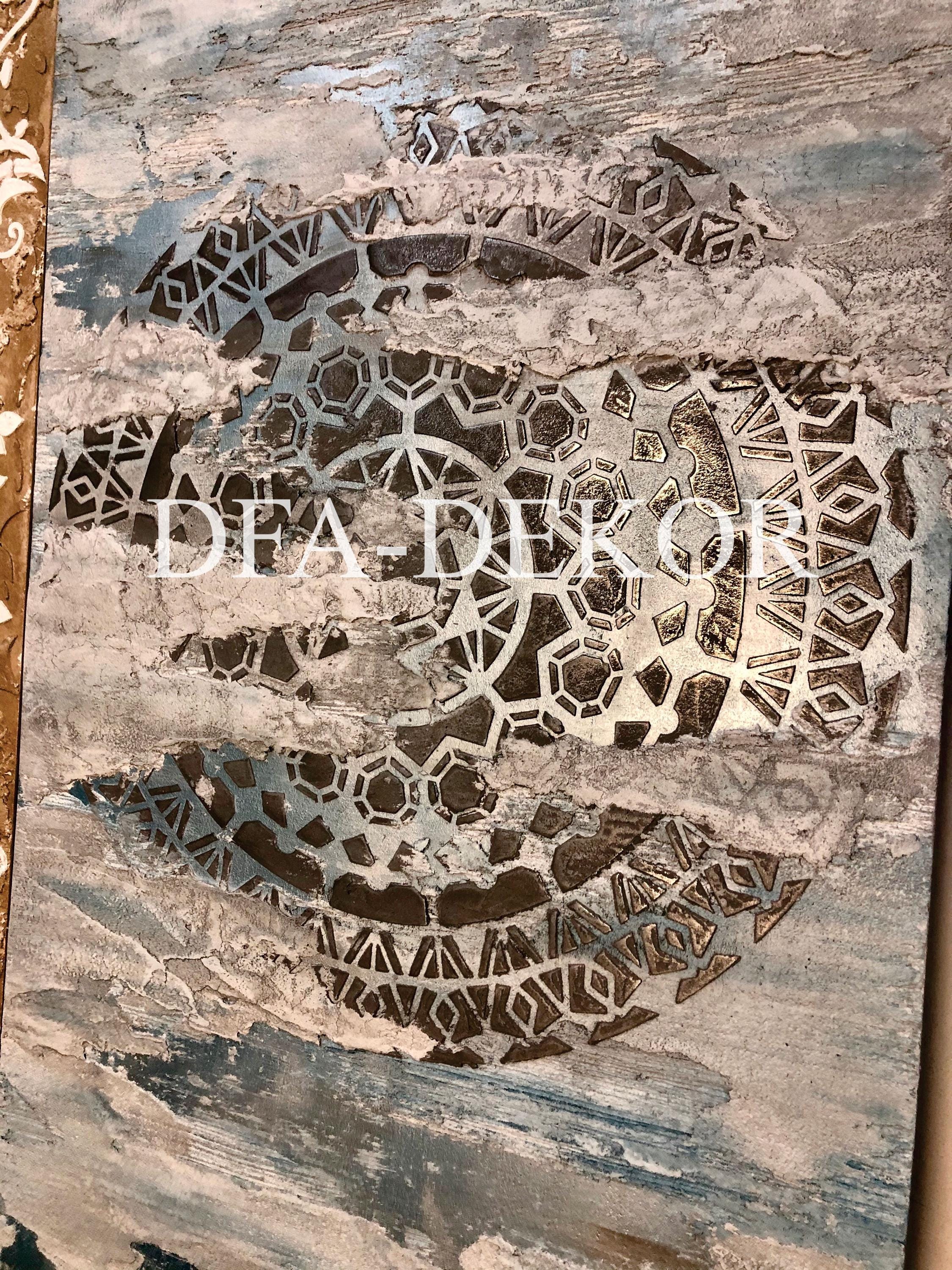 Wall Stencil Pattern, Mandala Stencil, Moroccan Stencil, Reusable DIY ...