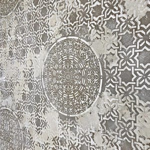 Stencil da parete "Sogno scandinavo", valorizza il tuo arredamento, squisito design scandinavo per pareti, arredamento distintivo per la casa, stencil per pareti