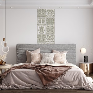 Tile Stencils, Mediterranean tiles, Chelsea Tile, Chelsea Pattern Stencil, Bathroom Designs, Floor and Walls Stencils