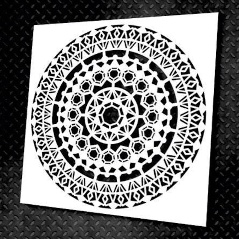 Wall Stencil Pattern, Mandala Stencil, Moroccan Stencil, Reusable DIY ...