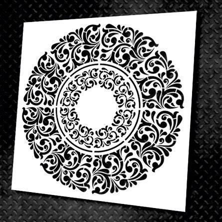 Wall Stencil Pattern, Mandala Stencil, Moroccan Stencil, Reusable DIY ...