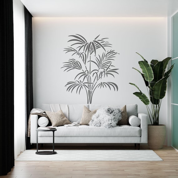 18 Stencil Riutilizzabili Con Foglie Tropicali Per Pittura – 7,6x15,2 Cm – In PET Per Fai Da Te Su Tela, Legno, Pareti