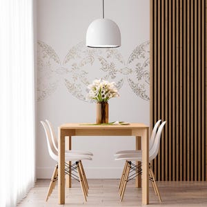 Floral Mandala Stencil Round Pattern Wall Stencil Reusable Painting Template Vintage Flower Design DIY Home Decor Furniture Stenc Art Craft