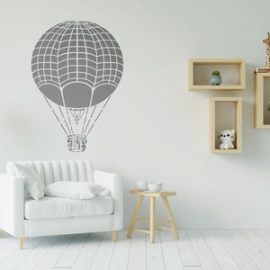 Reusable Stencil for Decorative Plaster, Enhance Your Walls with a Hot Air Balloon Stencil and Decorative Plaster, Reusable Stencil Plaster