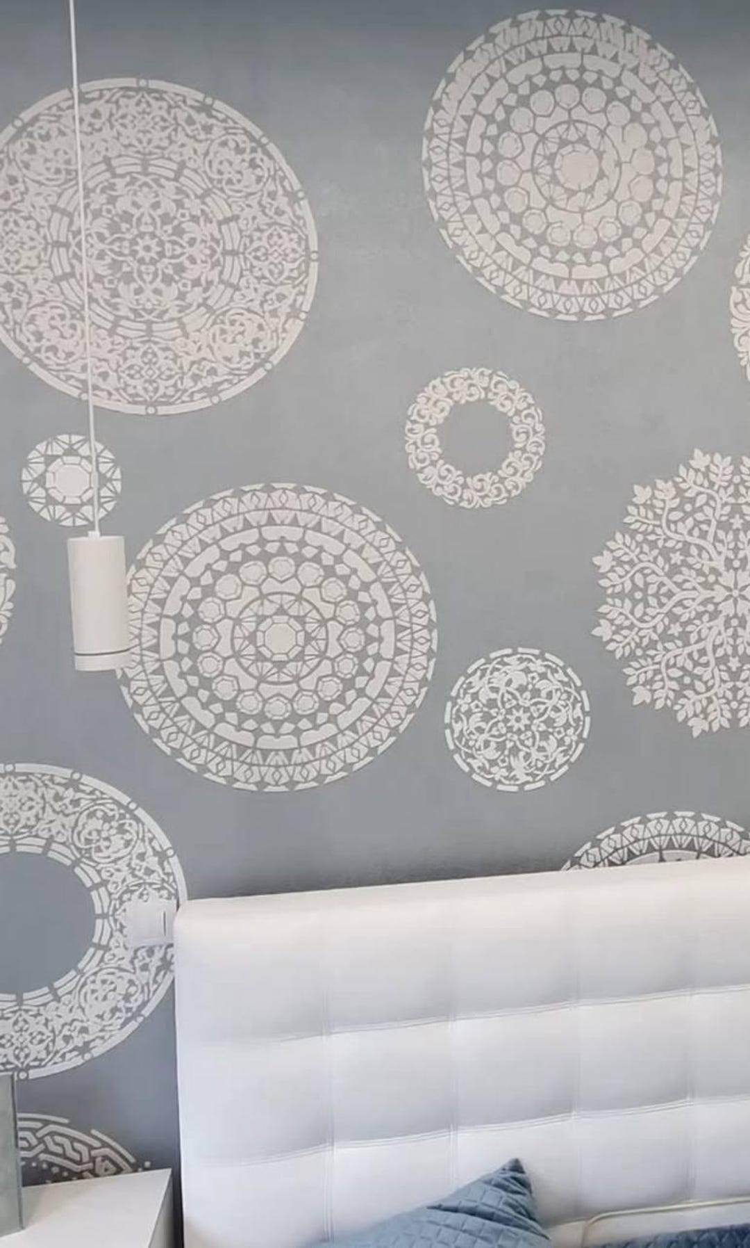 Wall Stencil Pattern, Mandala Stencil, Moroccan Stencil, Reusable DIY ...