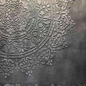 Mandala Stencil, Rangoli Stencil, Moroccan Stencil, Reusable DIY Craft Mylar Stencil, For Paint Damask Floral Home Decor Wall Stencil