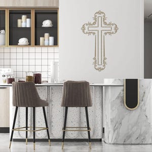 Religious Stencil, Cross Stencil Decorations for Wall, Christian Cross Stencil, Church Stencil, Christian Stencil, Catholic Stencil