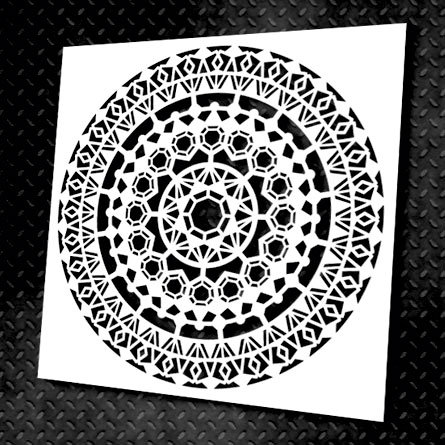 Wall Stencil Pattern, Mandala Stencil, Moroccan Stencil, Reusable DIY ...