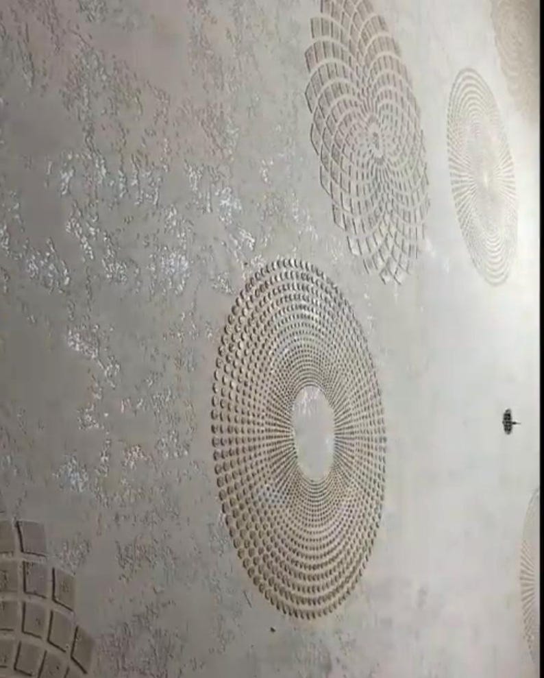 Circles Stencil, Damask Stencil, Mandala Stencil, Rangoli Stencil ...