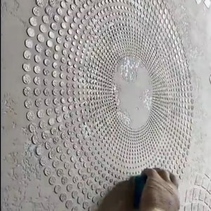 Szablon koła, szablon damasceński, szablon mandali, szablon rangoli, szablon marokański, wielokrotnego użytku szablon mylarowy do majsterkowania, geometryczny szablon ścienny