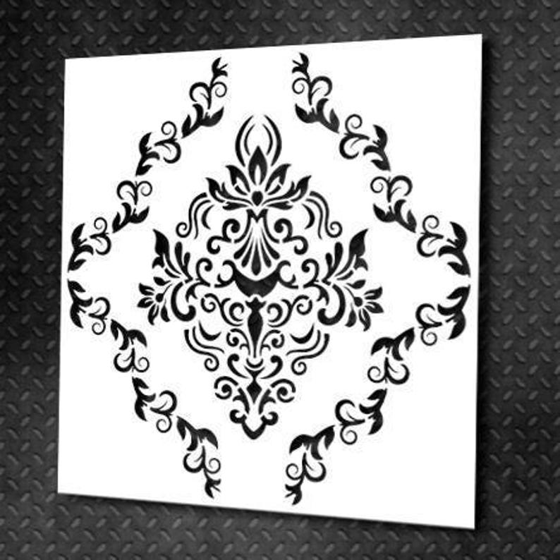 Wall Stencil Set, Eastern Pattern Templates, Reusable Stencils ...
