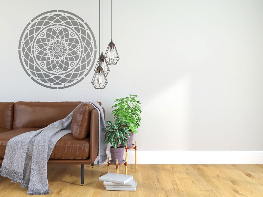 Mandala Wall Art, Mandala Wall Stencil, Reusable DIY Craft Mylar ...