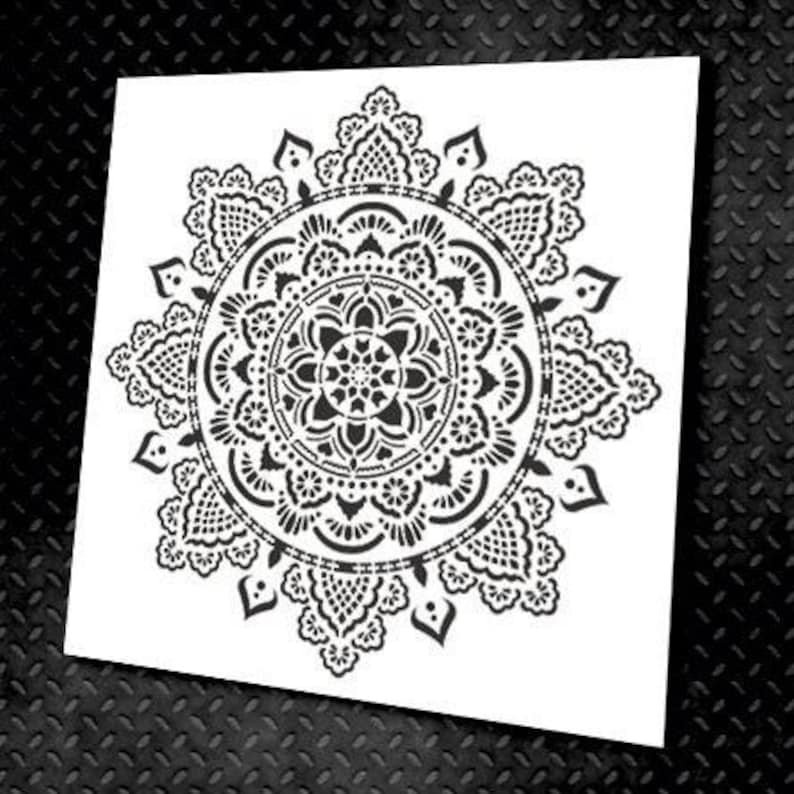 Mandala Stencil for Wall Painting, Reusable Wall Stencil, Tile Stencil ...